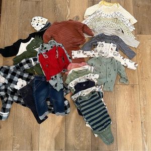 Lot of Baby Clothes size 3-6 months! Gerber, Cloud Island, Carters Etc